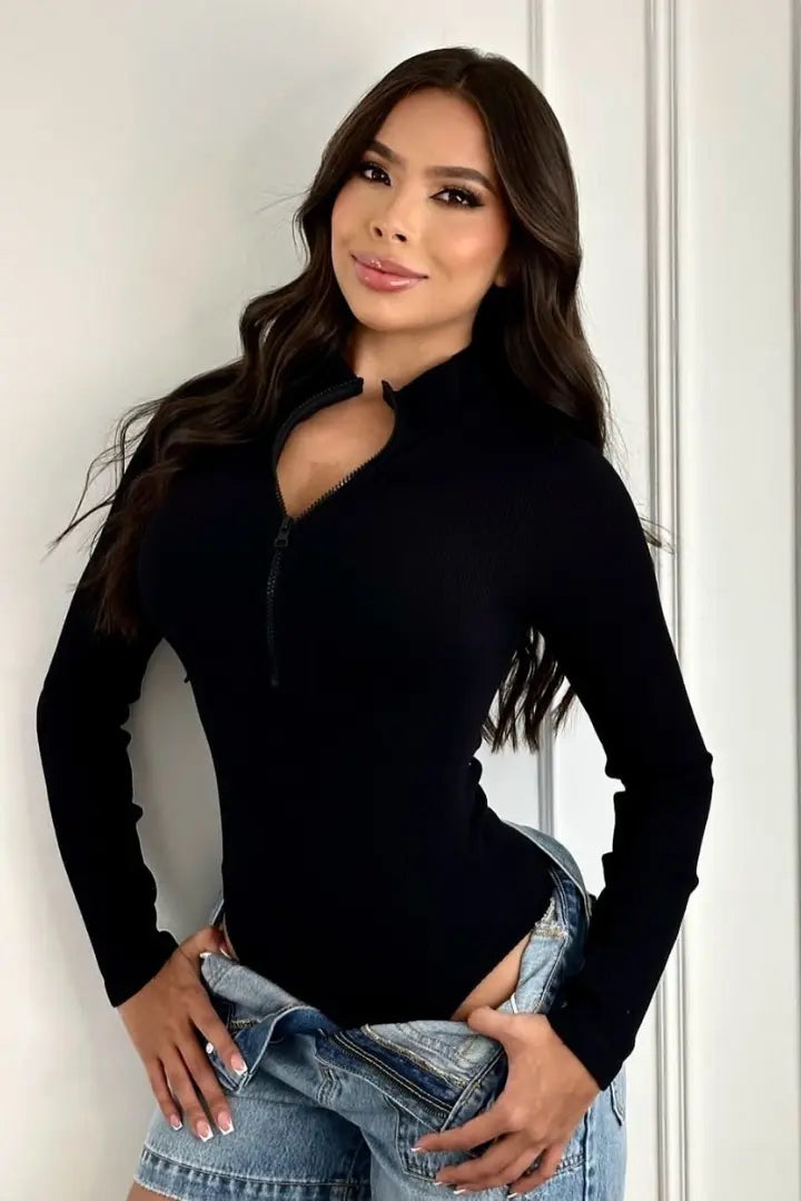 Body manga larga cierre