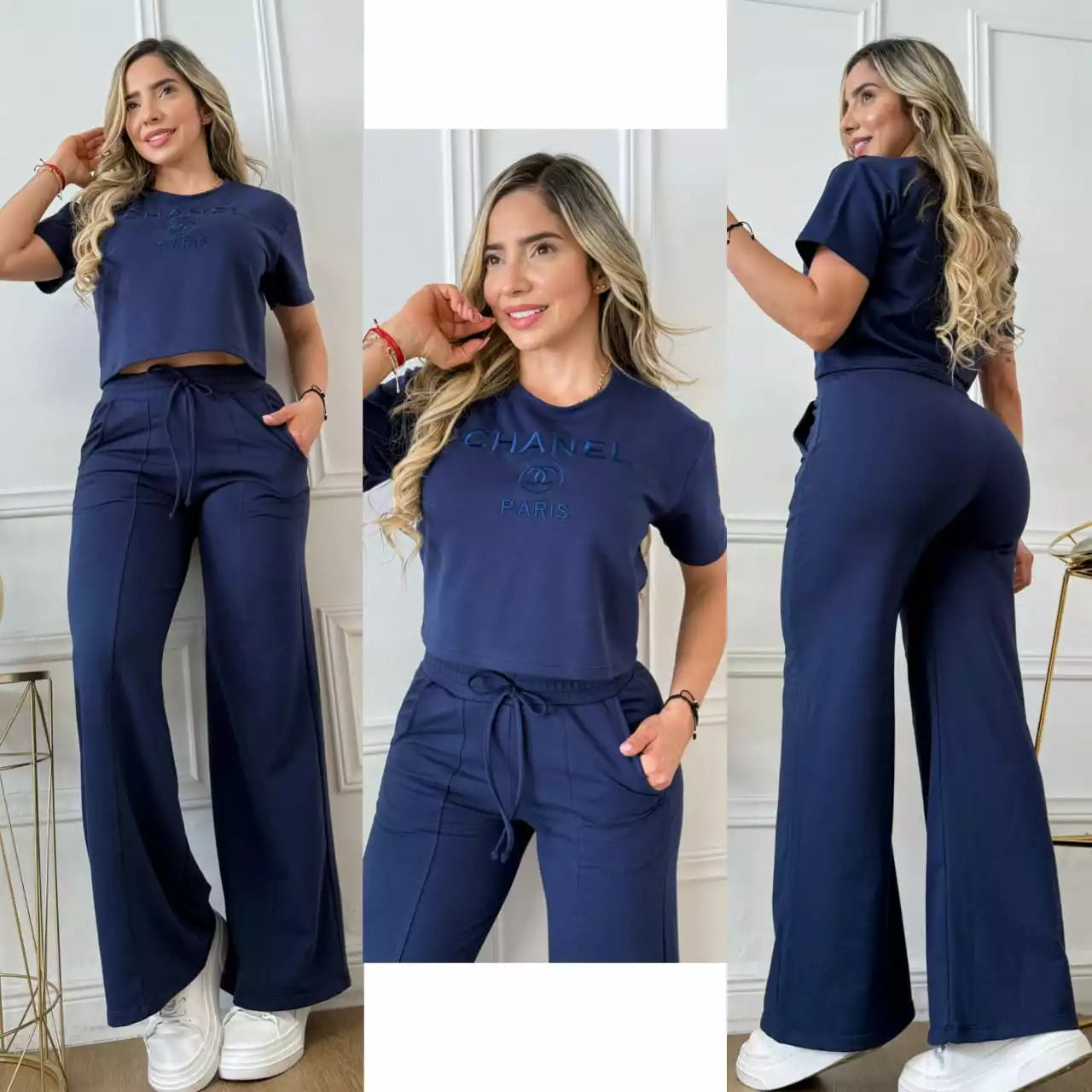 Conjunto bota campana