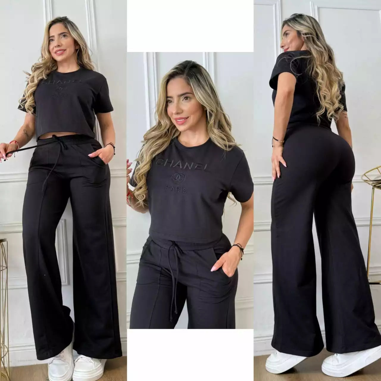 Conjunto bota campana