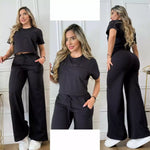 Conjunto bota campana