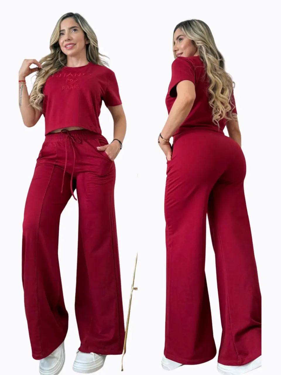 Conjunto bota campana